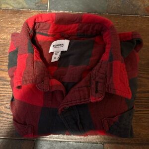 junior men’s sonoma plaid shirt